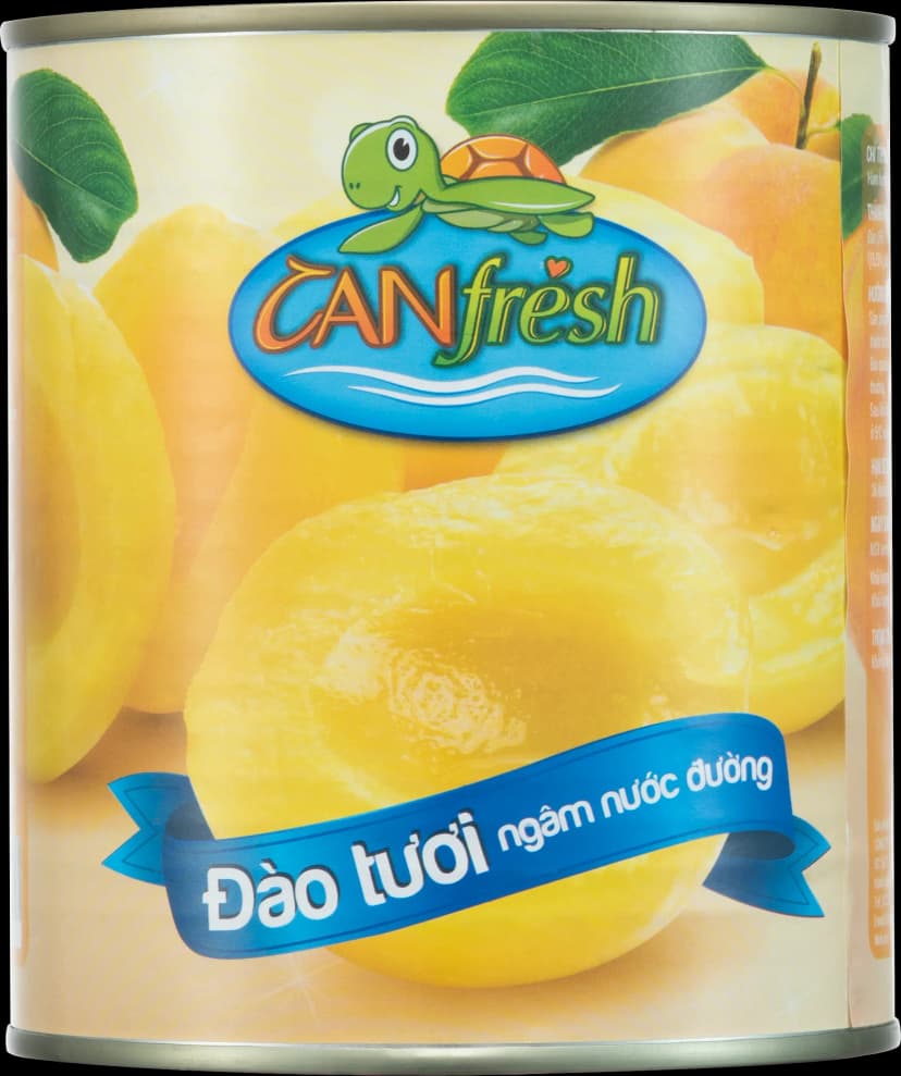 Đào tươi ngâm nước đường CANFRESH 820g