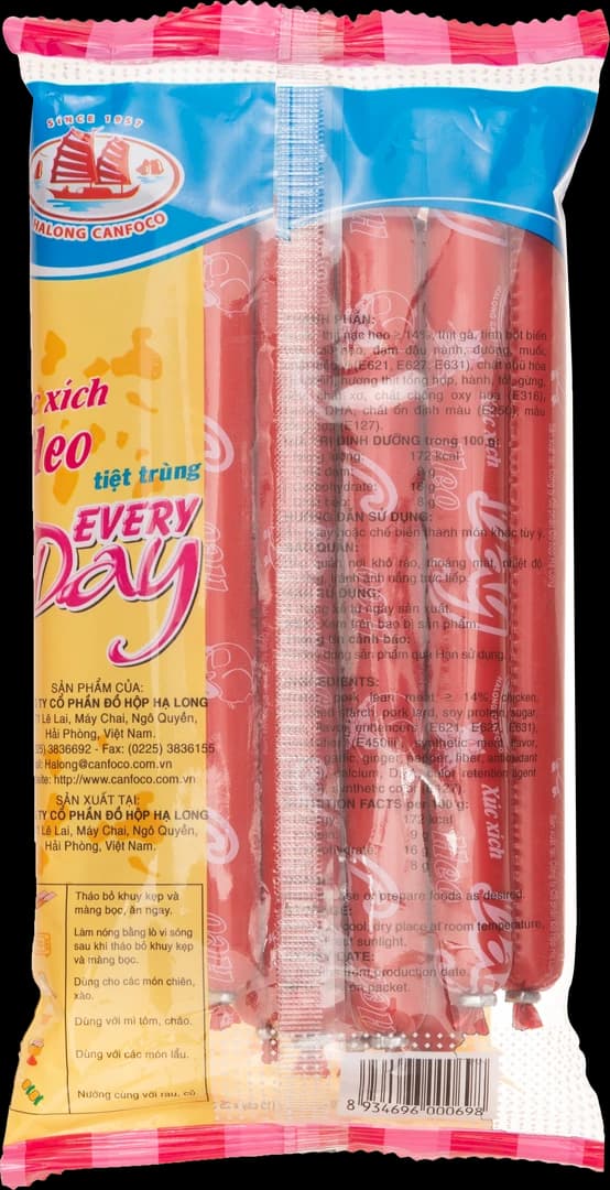 Xúc xích tiệt trùng EVERYDAY 25g, Heo 10 cây x 20 túi - Thumbnail 2