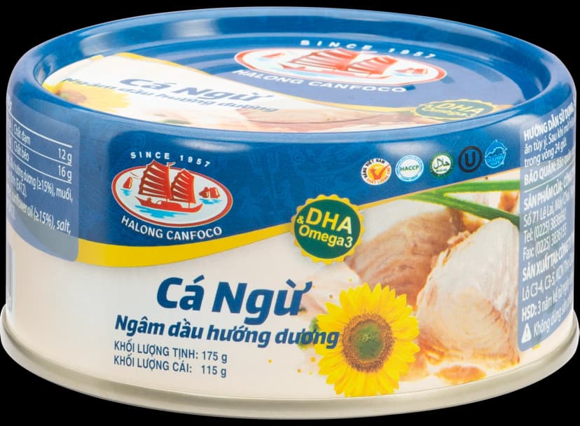 Cá ngừ ngâm dầu hướng dương 115/175g