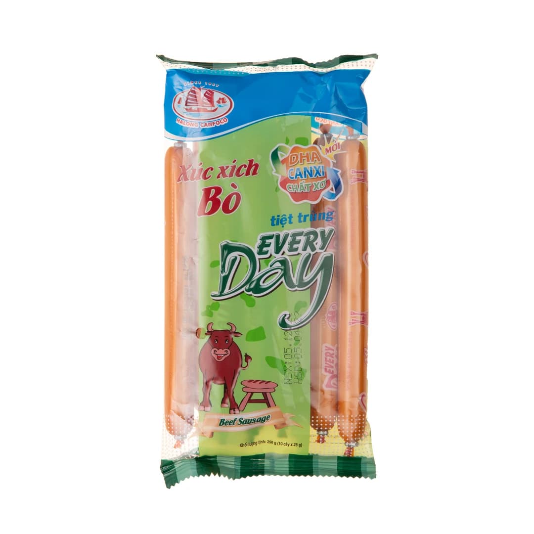 Xúc xích tiệt trùng EVERYDAY 25g, Bò 10 cây x 20 túi - Thumbnail 4