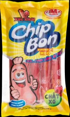 Xúc xích tiệt trùng CHIPBON 21g, heo 5 cây x 20 túi