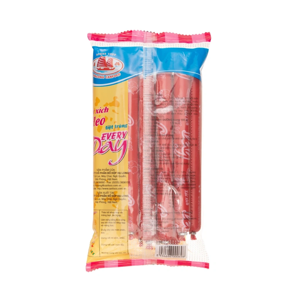 EVERYDAY Sterilized Pork Sausage 25g, 10 pcs x 20 bags