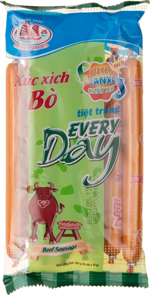 EVERYDAY Sterilized Beef Sausages 25g, 10 pcs x 20 bag
